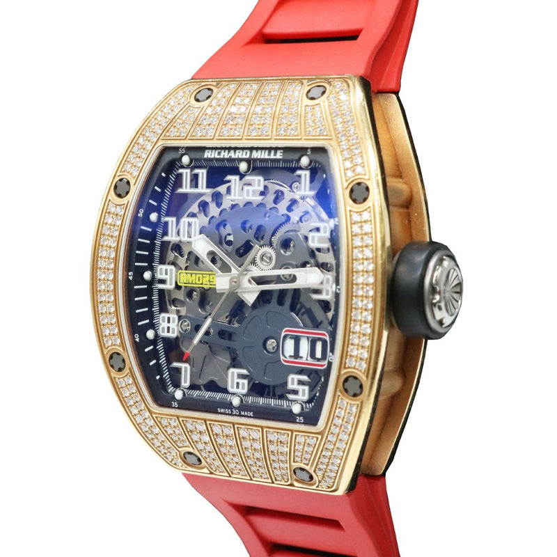 RICHARD MILLE<br>【リシャールミル】<br>オートマティック<BR>オーバーサイズデイト<BR>RM029 RG<BR>【USED】