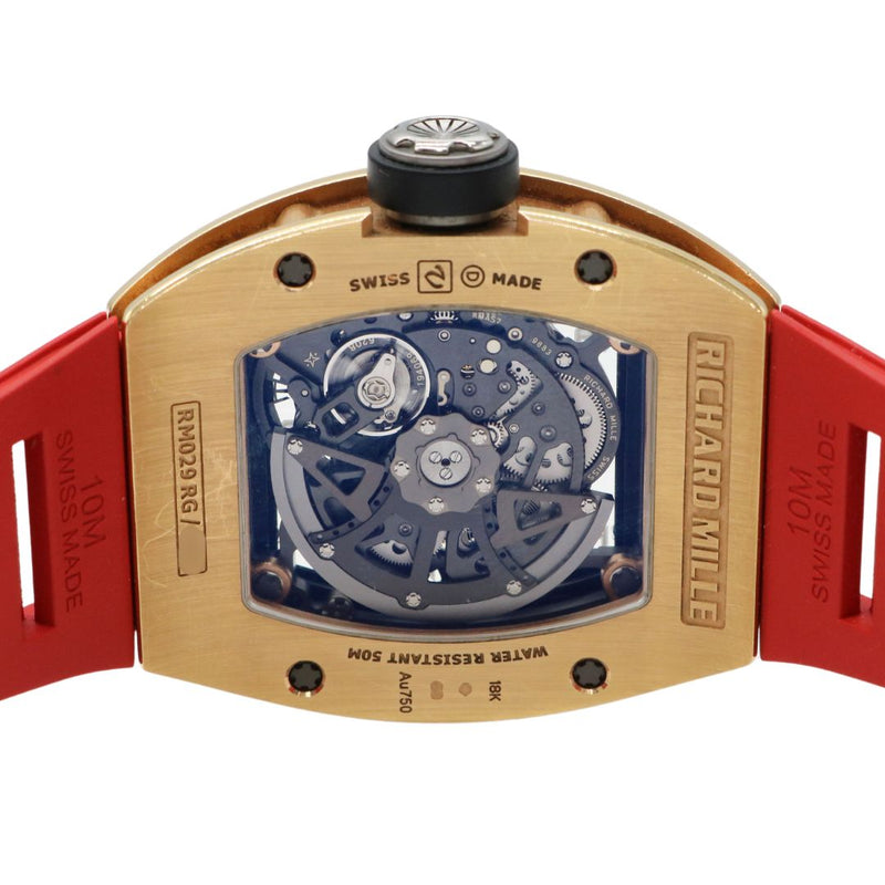 RICHARD MILLE<br>【リシャールミル】<br>オートマティック<BR>オーバーサイズデイト<BR>RM029 RG<BR>【USED】