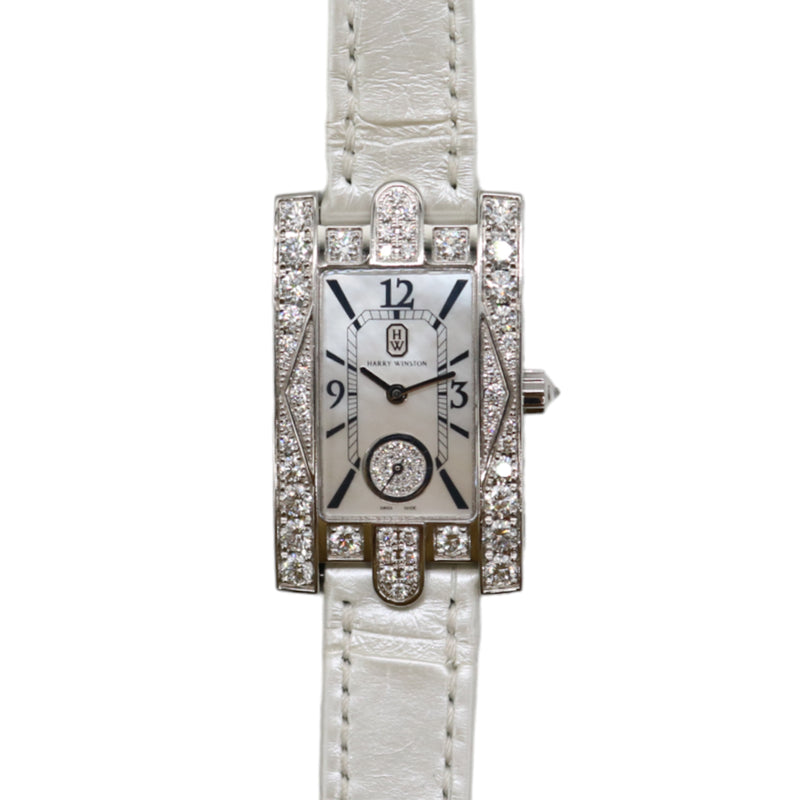 HARRY WINSTON<br>【ハリー ウィンストン】<br>ザ・アヴェニュー<br>クラシック オーロラ<br>AVEQHM21WW231<br>【USED】