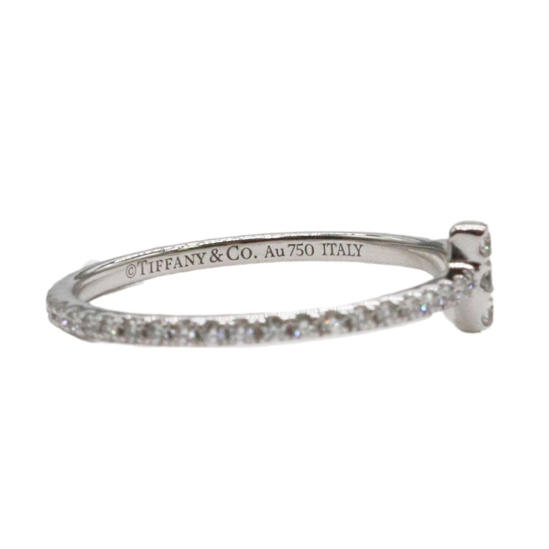 Tiffany&Co.【ティファニー】<br>ダイヤモンド ワイヤー バンドリング<br>K18WG<br>60148895<br>【USED】