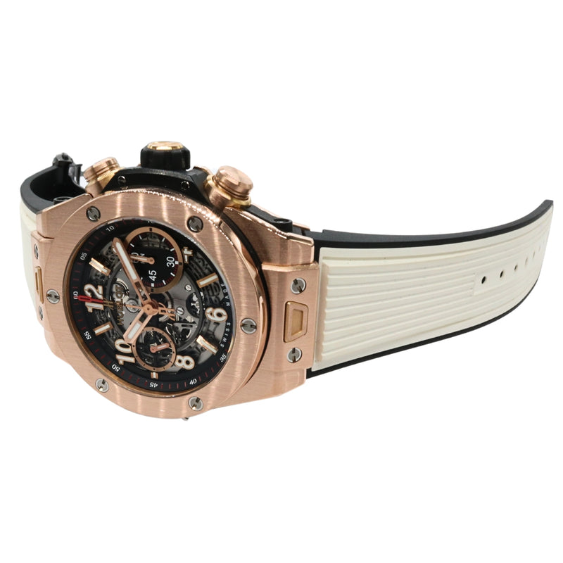 HUBLOT【ウブロ】<br>ビッグバン ウニコ<br>キングゴールド<br>411.OX.1180.RX<br>【USED】