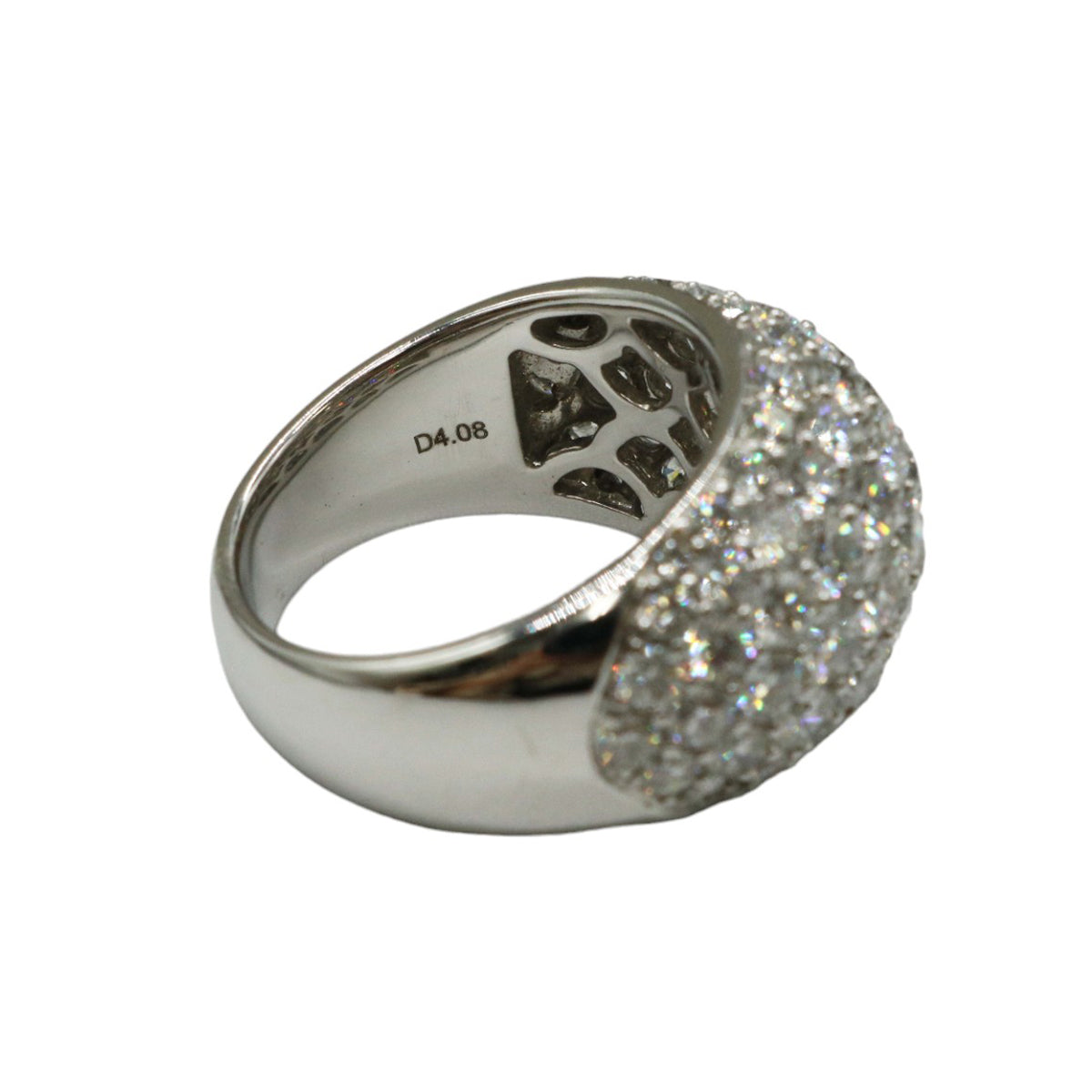 ORIGINAL JEWELRY<br>【オリジナルジュエリー】<br>K18WG/D4.08ct ダイヤモンド パヴェリング<br>JN1159/CAFXAB<br>【NEW】