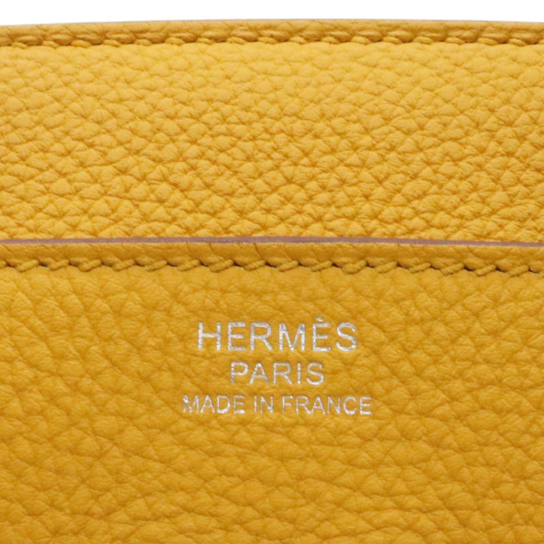 HERMES【エルメス】<br>バーキン 30<br>イエロー系/シルバー金具<br>【USED】