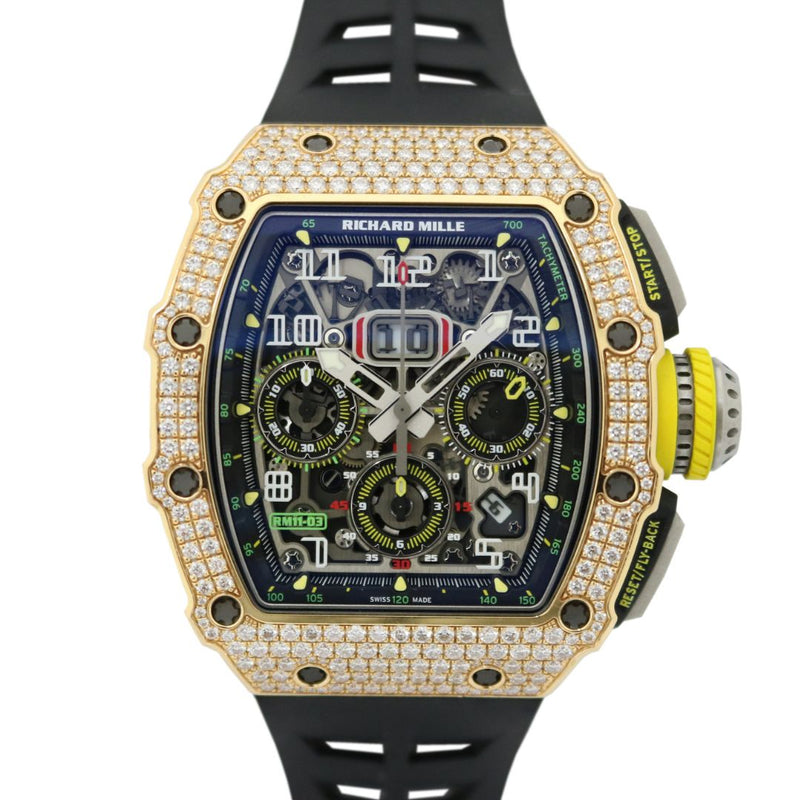 RICHARD MILLE【リシャールミル】<br>オートマティック　フライバッククロノグラフ<br>RM11-03RG<br>【USED】