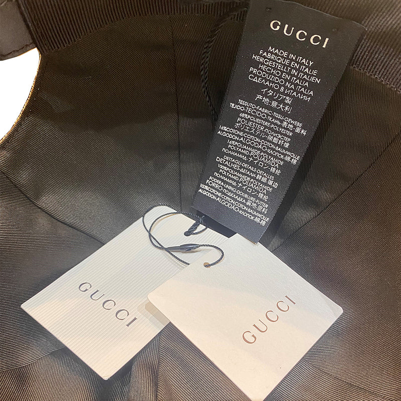 GUCCI　グッチ　オリジナルGGキャンバス 　ベースボールキャップ　200035【未使用品】